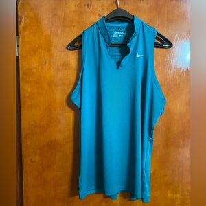 Women’s Nike Aeroreact Golf Sleeveless Teal Athletic shirt size XL